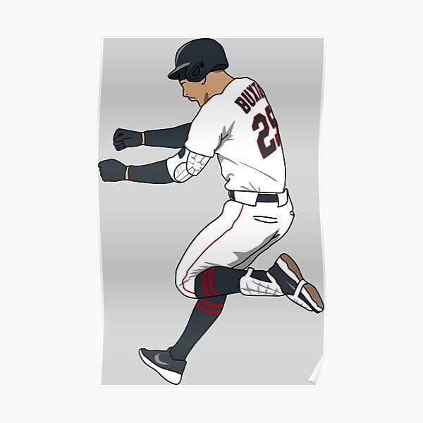 Byron Buxton Nummber 25 Baseball Sticker for Sale by MaryCaro