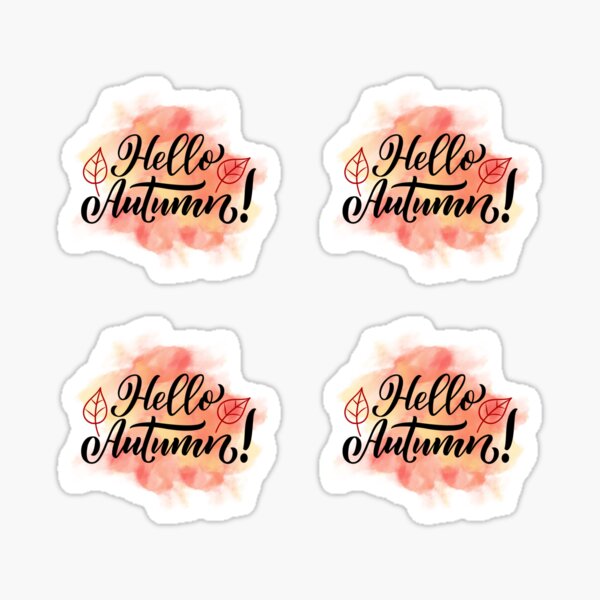 Hello Autumn Planner Stickers, Cozy Stickers, Aesthetic Stickers