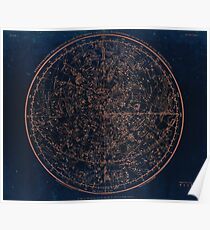 Constellations of the Northern Hemisphere Poster