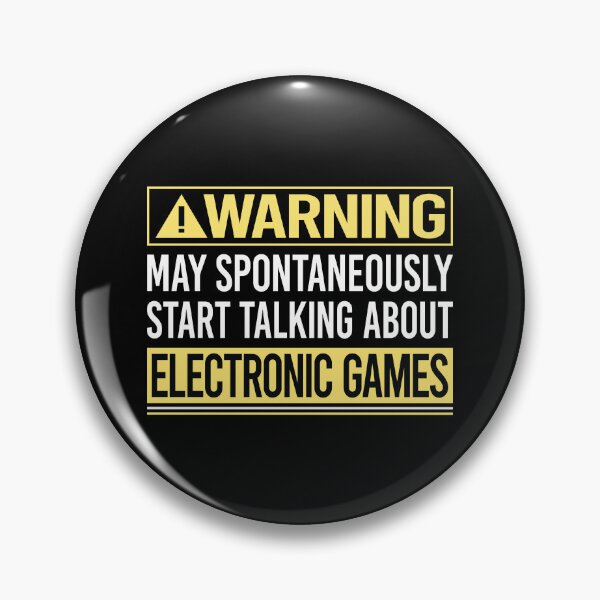 Item preview, Warning About Electronic Games designed and sold by WrightTrouble.