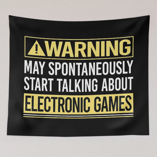Item preview, Warning About Electronic Games designed and sold by WrightTrouble.