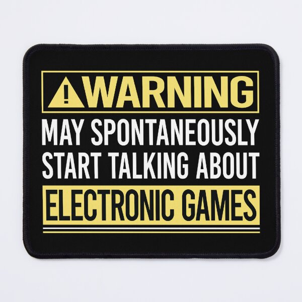 Item preview, Warning About Electronic Games designed and sold by WrightTrouble.