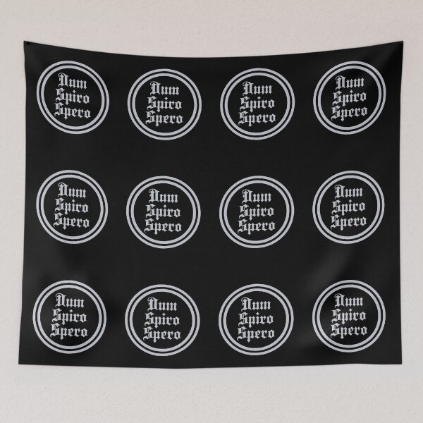 Item preview, Dum Spiro Spero - While I Breathe I Hope - Latin Phrases - Silver designed and sold by JourneyCreative.