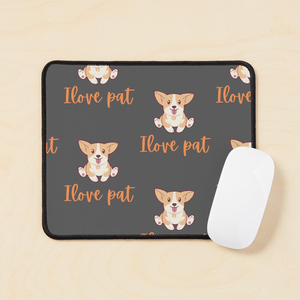 "I love dog" Mouse Pad for Sale by Ankita134 Redbubble