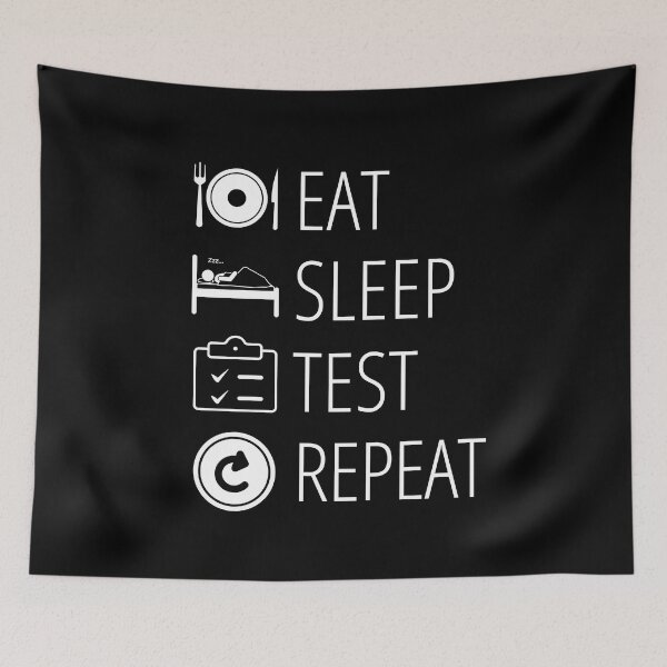 Item preview, Eat Sleep Test Repeat designed and sold by trendingatees.