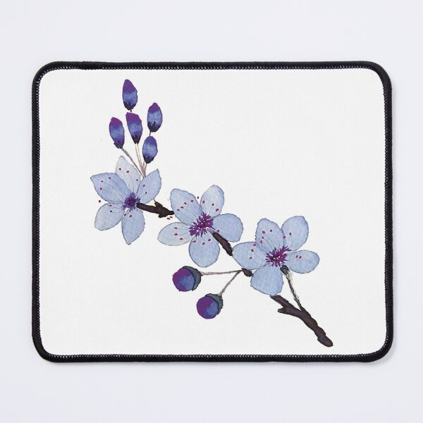 Item preview, Watercolor Blue Cherry Blossoms designed and sold by Pavnud.
