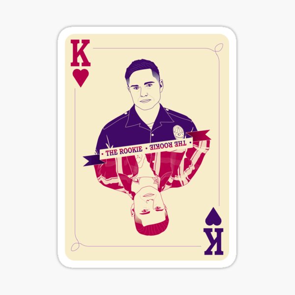 Tim Dim Jake King Playing Card The Rookie Sticker For Sale By Gottaloveseries Redbubble 