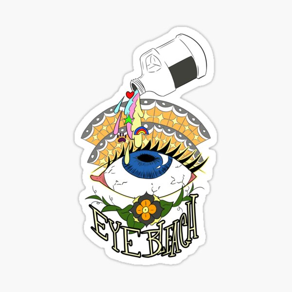 Eye Bleach Sticker