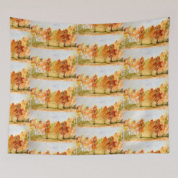 Item preview, Autumn trees.  designed and sold by watercolorsLiz.