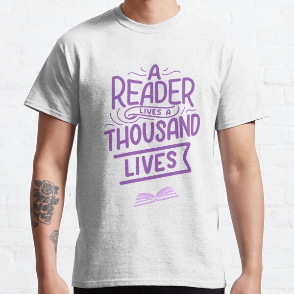 A Reader Lives a Thousand Lives Distressed Sweater