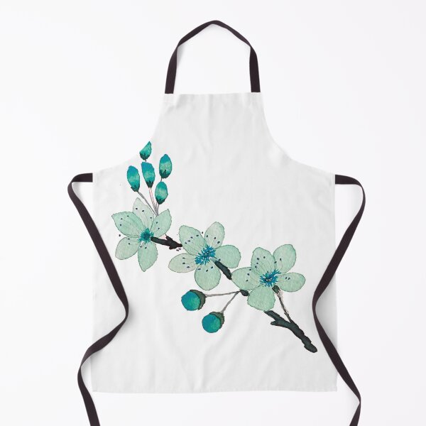 Item preview, Watercolor Turquoise  Cherry Blossoms designed and sold by Pavnud.