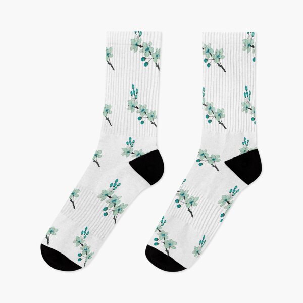Item preview, Watercolor Turquoise  Cherry Blossoms designed and sold by Pavnud.