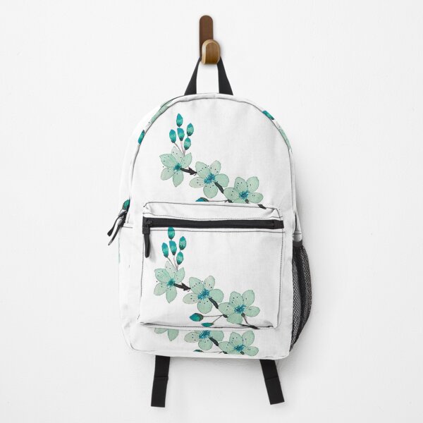 Item preview, Watercolor Turquoise Cherry Blossoms designed and sold by Pavnud.