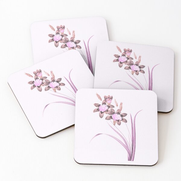 Item preview, Harlequin Flower, Alternative Illustration - Pink Rose designed and sold by DaphneKstudio .