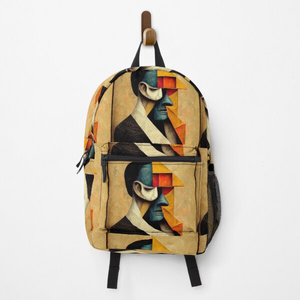 Item preview, a cubism man painting, created using Midjourney designed and sold by ElMafioso1000.