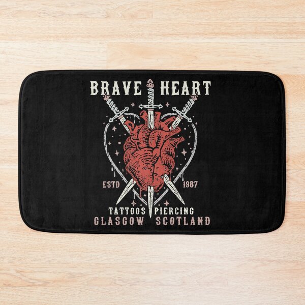 Item preview, Brave Heart, Studio Design, Glasgow, Neo Traditional, Human Heart & Swords designed and sold by Proverbial Wisdom Design.