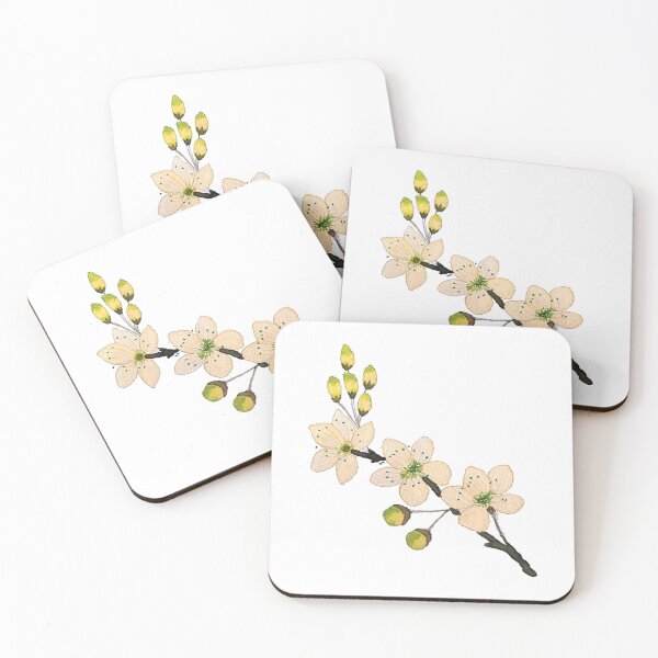 Item preview, Watercolor Yellow Cherry Blossoms designed and sold by Pavnud.