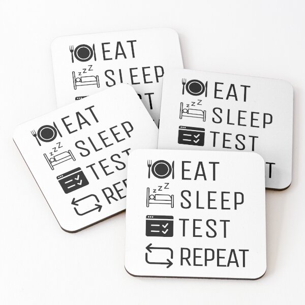 Item preview, Eat Sleep Test Repeat designed and sold by trendingatees.