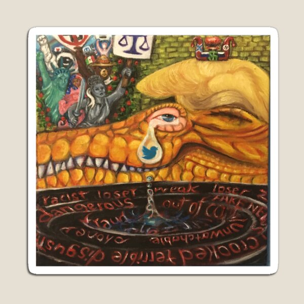 Crocodile Tears (With Apologies to Crocodiles) Magnet