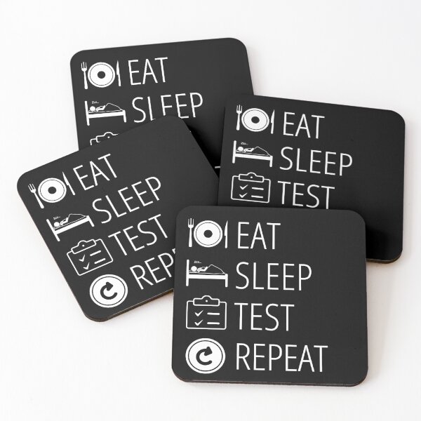 Item preview, Eat Sleep Test Repeat designed and sold by trendingatees.