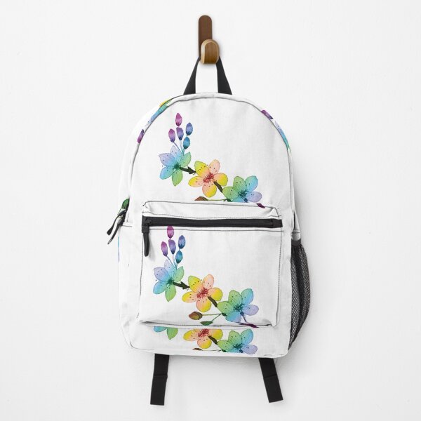 Item preview, LGBT Watercolor Rainbow Cherry Blossoms designed and sold by Pavnud.