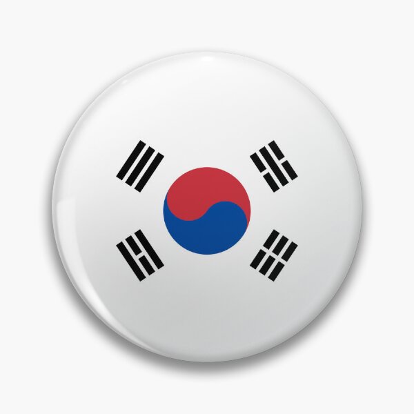 Item preview, SOUTH KOREA FLAG (Korean Flag) designed and sold by USEFULART-Shop.
