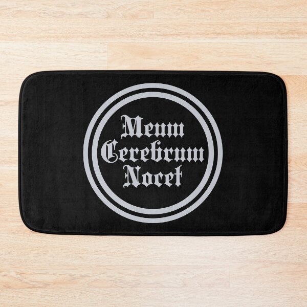 Item preview, Meum Cerebrum Nocet - My Brain Hurts - Latin Phrases - Student - Silver designed and sold by JourneyCreative.