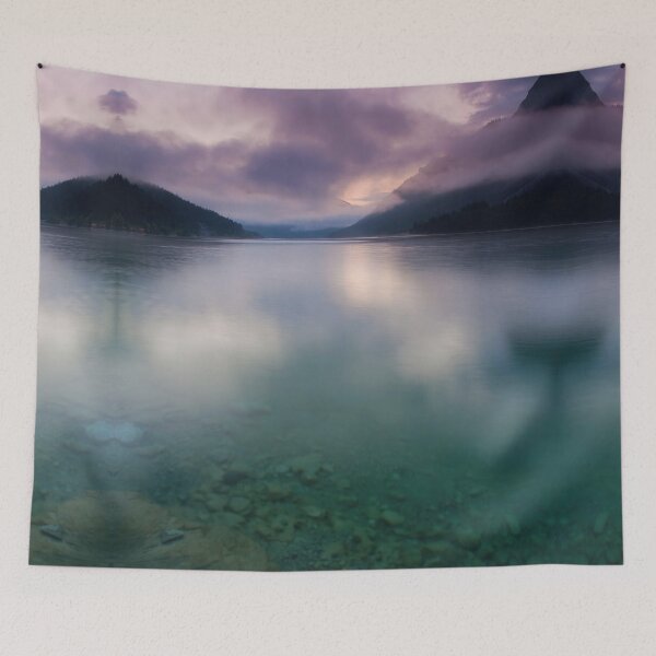 Item preview, Mountain Lake at Dawn designed and sold by Rainbows Galore.