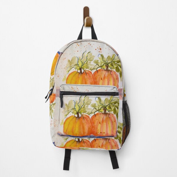 Item preview, Two bright pumpkins.  designed and sold by watercolorsLiz.