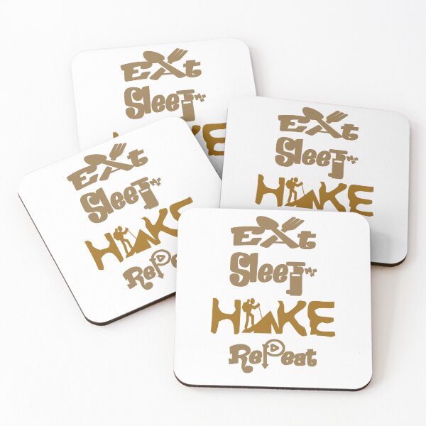 Item preview, Eat sleep hike repeat, designed and sold by Chakilogy.