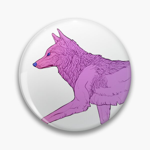 Item preview, Purple Vaporwave Running Wolf Design designed and sold by maya-ohmu.