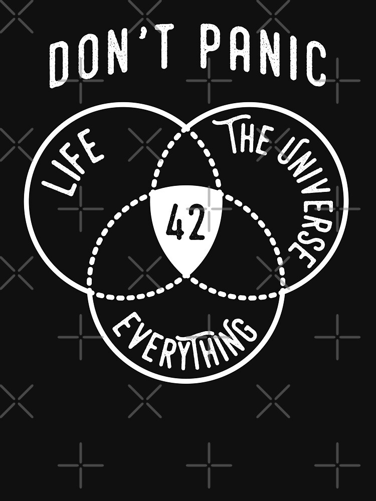42 The Answer to Life, Universe, and Everything T-Shirt by japdua