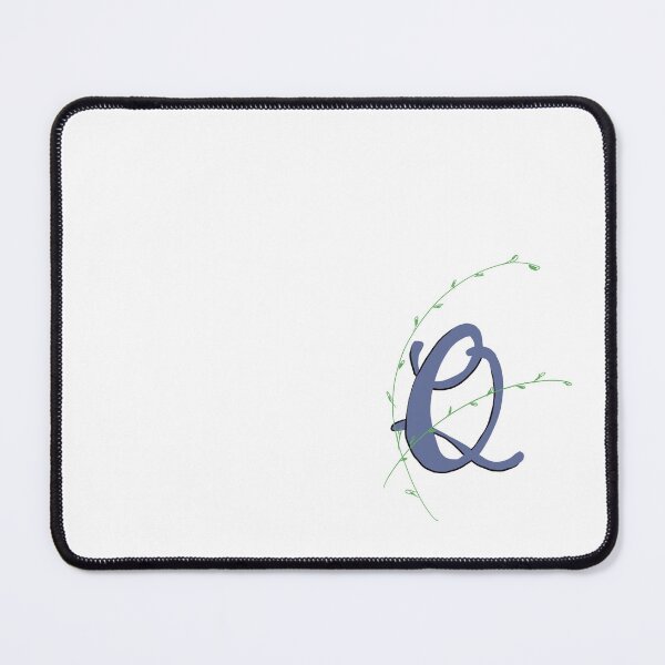 Item preview, Letter Q initial monogram alphabet Q designed and sold by Antique-Gifts.