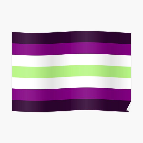 Agenital Pride Flag Poster For Sale By Flagsworld Redbubble 7345