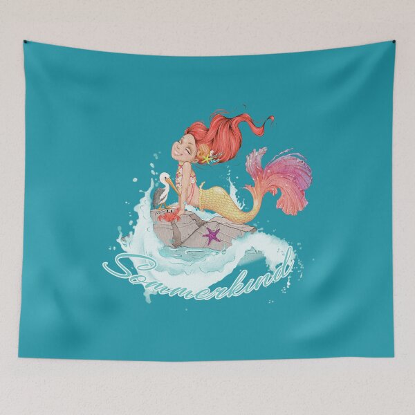 Item preview, Summer child mermaid designed and sold by LuciaS.