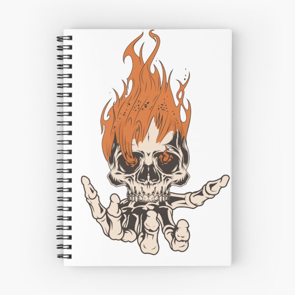 Item preview, Halloween Skull With a Flame  designed and sold by stan7505.