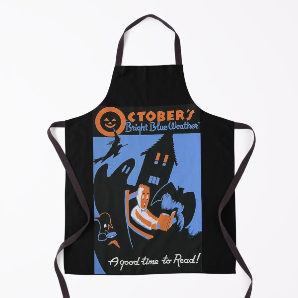 Item preview, October's "bright blue weather" A good time to read!. designed and sold by LeJeuneGifts.