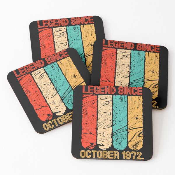 Item preview, 50th Birthday 50 Years Old present Legend Since October 1972 designed and sold by ospreywear.