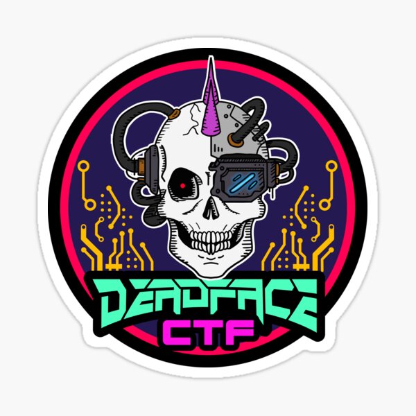 Item preview, DEADFACE CTF Round Logo designed and sold by syyntax.