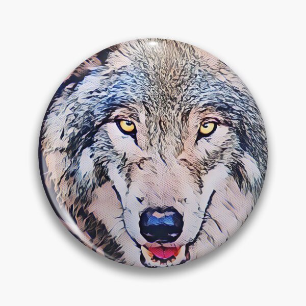 Item preview, Magic grey Wolf designed and sold by MagiLand ⭐⭐⭐⭐⭐.