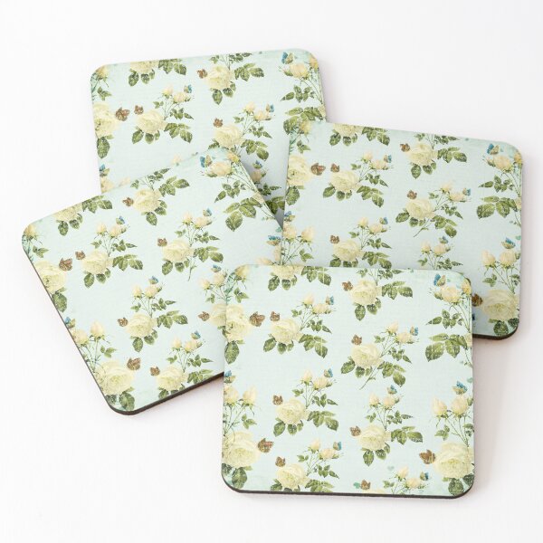 Item preview, Vintage Yellow Roses designed and sold by Rainbows Galore.