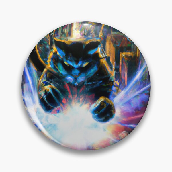 Item preview, robot mecha cat destroying new york city designed and sold by LeviTheOtaku.