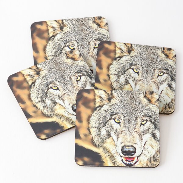 Item preview, Magic grey Wolf designed and sold by MagiLand ⭐⭐⭐⭐⭐.