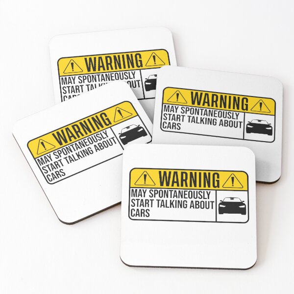Item preview, Warning: May Spontaneously Talk About Cars designed and sold by Majesticoo.