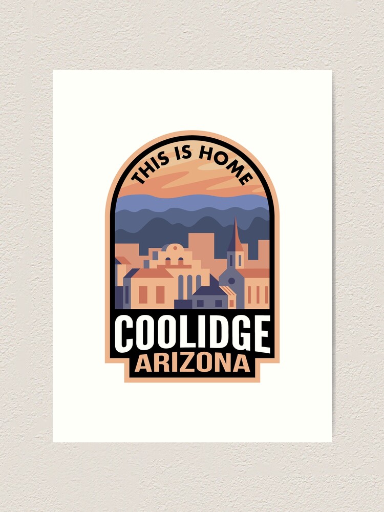 Thumbnail 1 von 3, Kunstdruck, Downtown Coolidge Arizona This is Home designt und verkauft von HalpinDesign.