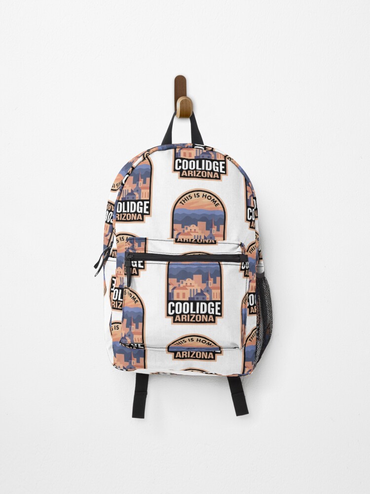 Imagen 1 de 3, Mochila con la obra Downtown Coolidge Arizona This is Home, diseñada y vendida por HalpinDesign.