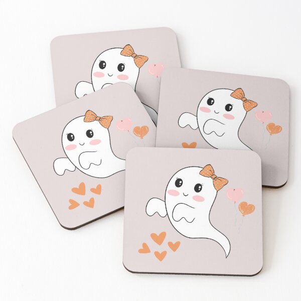 Item preview, Bootiful Cute Little Halloween Ghost 2 designed and sold by The Glasses Girl.