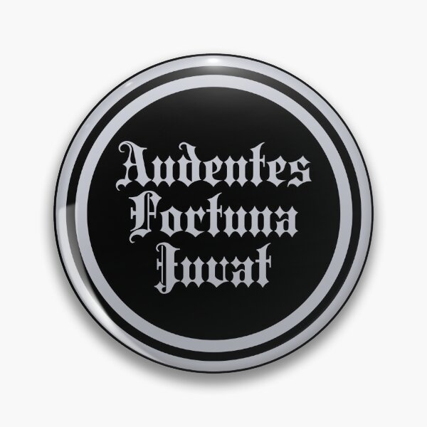 Item preview, Audentes Fortuna Juvat - Fortune Favors The Bold - Frases latinas - Plata designed and sold by JourneyCreative.