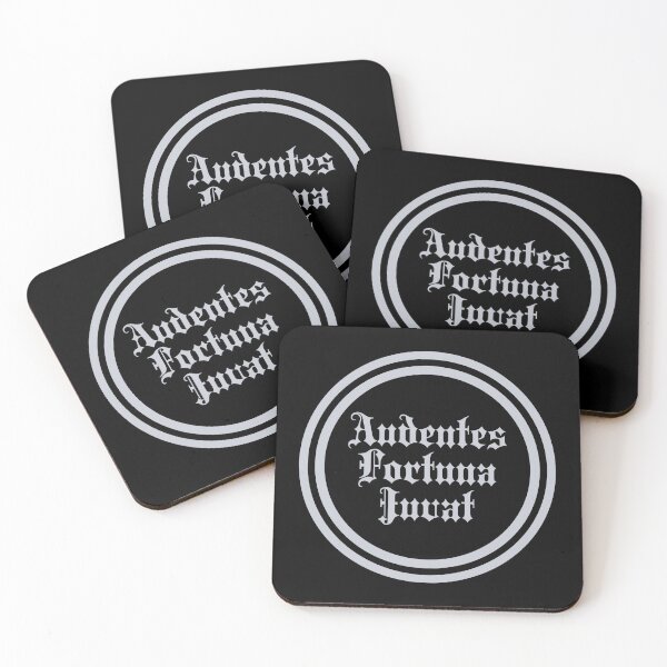 Item preview, Audentes Fortuna Juvat - Fortune Favors The Bold - Frases latinas - Plata designed and sold by JourneyCreative.