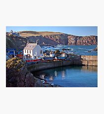 Looking Over St Abbs Towards St Abb's Head Photographic Print